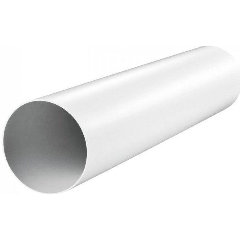 Σωλήνας  PVC Φ100 Λευκός Απορροφητήρα 1m