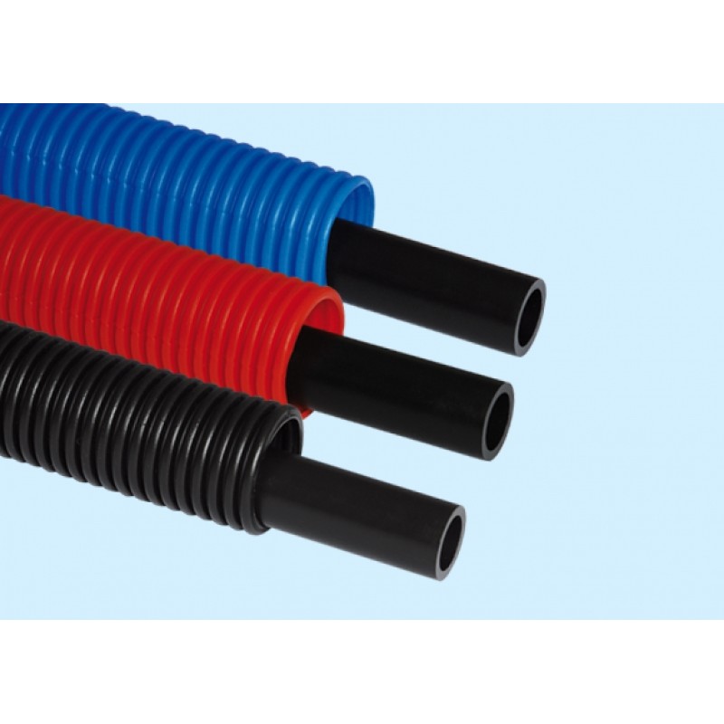 Σωλήνας Πλαστικός Ύδρευσης Driva-Pex Φ18 Χ 2 mm Επεδενδυμένος Με Σπιράλ Φ28 Μπλε
