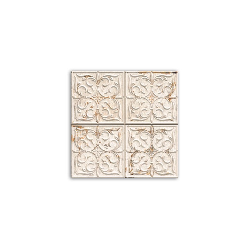 Πλακάκι Μπάνιου KARAG Antigua Lis White 33x33 Πορσελανάτο  Ματ