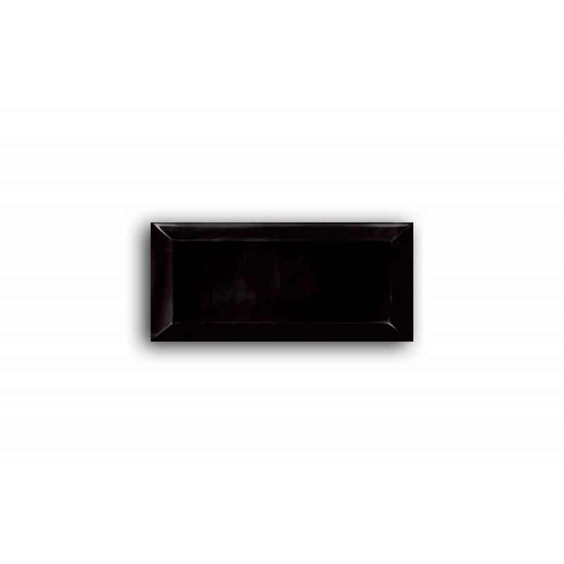 Πλακάκι Κουζίνας KARAG Metro Bizoute Black 10x20 Κεραμικό Γυαλιστερό
