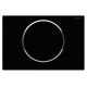 Πλακέτα GEBERIT Sigma 10 Μαύρη Γυαλιστερή Με Χρωμέ Γυαλιστερή Δακτύλιο 115.758.KM.5