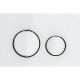Πλακέτα GEBERIT Sigma 21 Λευκό Γυαλί Γυαλιστερό Με Χρωμέ Γυαλιστερή Δακτύλιο 115.884.SI.1
