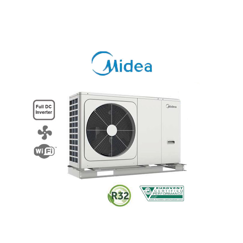 Αντλία Θερμότητας MIDEA MHC-V12W/D2N8-B Monoblock 1Φ