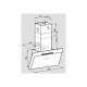 Απορροφητήρας PYRAMIS Vetrio 90 cm 065039701 Inox-Γκρι Γυαλί